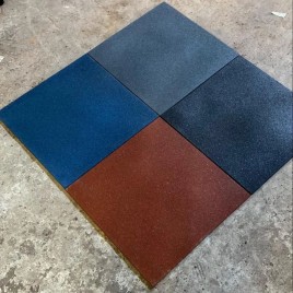 Gym Rubber Tile Flooring
