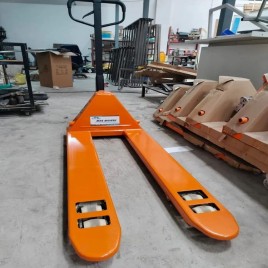 Hand Operated Fork Stacker Hydraulic Lifting Trolley, Lift Drive: Manual, Load Capacity: 2 ton