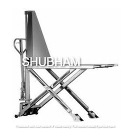 Hand Operated SEE-67 SS High Lift Pallet Truck, Loading Capacity: 800/1000 Kgs, for Material Handling
