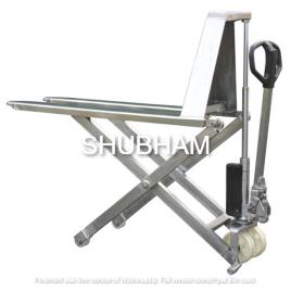 Hand Operated SEE-67 SS High Lift Pallet Truck, Loading Capacity: 800/1000 Kgs, for Material Handling