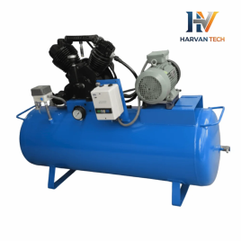 Harvantech HVD204D 5HP 500 Lb Piston Air Compressor with Genuine ELGi Double Piston Head
