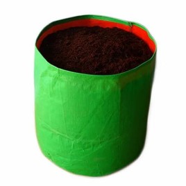 HDPE Green Round Terrace Garden Grow Bag