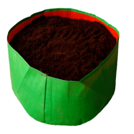 Hdpe Green/orange Radish Plant Grow Bags 24x12, For Agriculture
