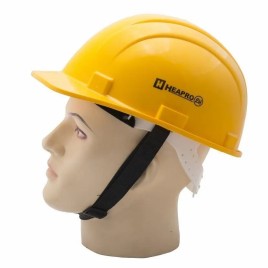 HEAPRO Yellow Industrial Safety Helmets, Size: Free