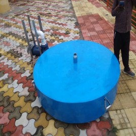 Height Multicolor Lake Floating Fountain