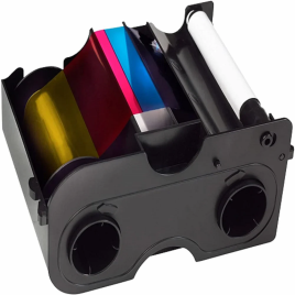 HID Fargo 045610 DTC YMCKO Full Color Ribbon -500 Prints