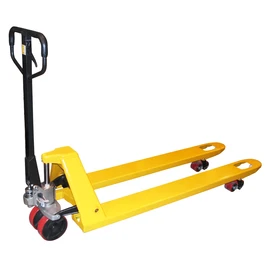 High Lift Pallet Truck (1500 kg Load Capacity) - Manual, Nylon Wheels, 1600 mm Fork, 1200 mm Lift Height