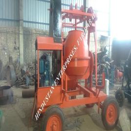 Hindustan enterprises Two Leg Concrete Mixer with Mechanical Lift