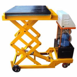 HK Industries Electric Scissor Lift Table, Working Height: 10 feet, Capacity: 500 Kg