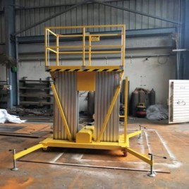 HK Industries Mild Steel Double Mast Aerial Work Platform, Model Name/Number: HK-85