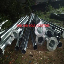 Hot Dipped Galvanized High Mast Pole, 20 M