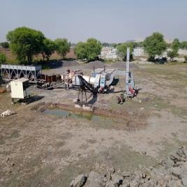 Hot Mix Plant Dm 45, For Road Construction, Capacity: 40 To 60 Tph