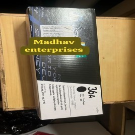 HP 36A Black Original LaserJet Toner Cartridge, For Laser Printer