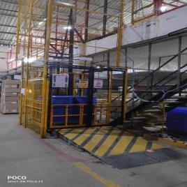 Hsgl Hunter Gage Goods Elevator, Capacity: 1-2 ton, Maximum Height: 8 - 55 Feet