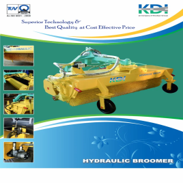 Hydraulic Broomer Machine