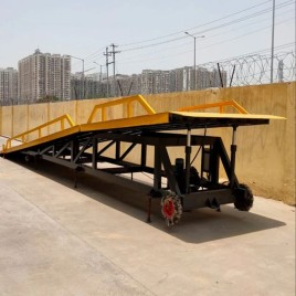 Hydraulic Mobile Dock Ramp, For Loading Goods From Truck, Size/Capacity: 10 Ton