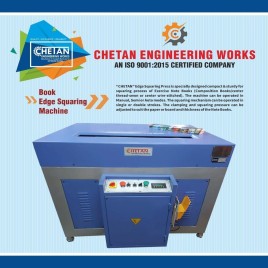 Hydraulic Notebook Edge Squaring Machine