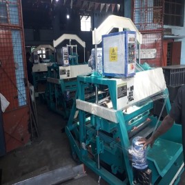 Hydraulic Pressure Solid Block Making Machine, Automation Grade: Semi-Automatic