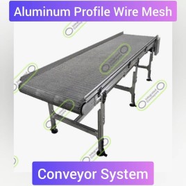 IC Stainless Steel Industrial Wire Mesh Conveyor, Material Handling Capacity: 1-50 kg per feet