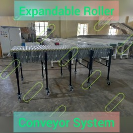 IC Steel Expandable Gravity Roller Conveyor, Capacity: 50 Kg / M