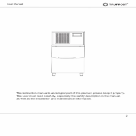 Ice Flaker excl. storage bin (1000 kgs /24 hrs.)