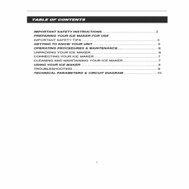 Ice Machine  with self contained bin (18 kgs/24hrs)