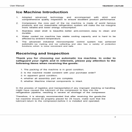 Ice Machine with self contained bin, Model Name/Number: Ic 55Bw Premia Xl, 50