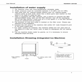 Ice Machine with self contained bin, Model Name/Number: Ic 55Bw Premia Xl, 50