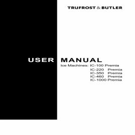 Ice Machine with self contained bin (95kgs/24hrs), 98