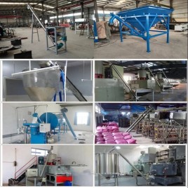 Inclined Screw Conveyor for Construction (cement, sand, and raw materials )