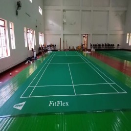 Indoor PVC Badminton Court Flooring 3 Years Warranty