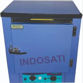 INDOSATI 50-250 Degree Celsius Hot Air Oven, Heating Coil Aliment, Size: 350x350x350MM