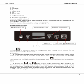Induction Deep Fryer 8 litre tank