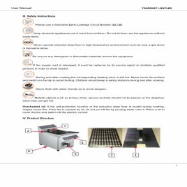 Induction Deep Fryer 8 litre tank