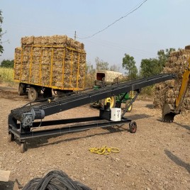 Industrial Inclined Belt Conveyor, Load Capacity: 1000 kg