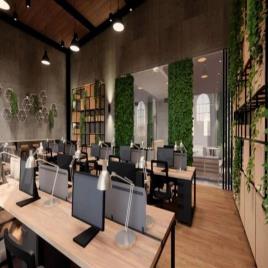 Industrial Office Interior Designing Service