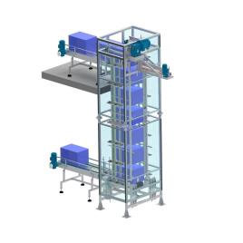 Infinity Vertical Crate Lifter, Capacity: 50 Crates/ Min