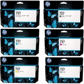 Ink Cartridge Hp 727 300ml 6 colour set
