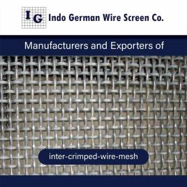 Inter Crimped Wire Mesh, For Industrial