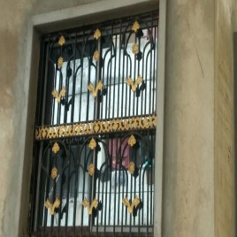 Iron Black M S Window Grill, For Security