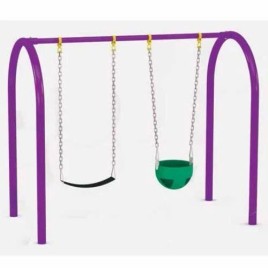 Iron Double Swing for Playground