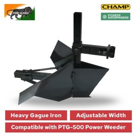Iron Power Weeder Ridger Attachment