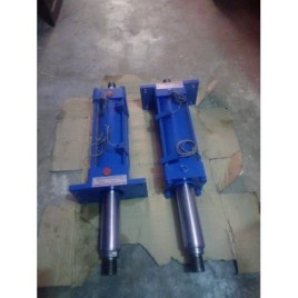 Iron Stainless Steel Hydraulic Cylinder, For Industrial, Round