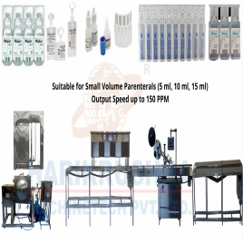 I.V. Packaging Lines (Small Volume Parenterals)