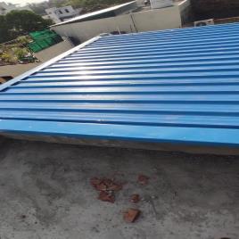 Jindal On Demand PUF Roofing Panel Installation Service, in PAN India, For Construction Site Office