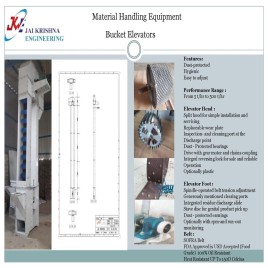 JKE BE01 Bucket Elevator, Max Capacity: 5-6 ton, Maximum Speed: 72