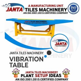 JTM Stainless Steel Vibro Table Paver Block Machine, Model Name/Number: JTM/06, Capacity: 3000