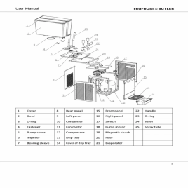 Juice /Beverage Dispenser with 2 x 8 ltr. Jars