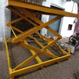 Jyoti Hydraulic 10 feet Hydro Scissor Lifts, Capacity: 2-3 ton, 1.8x2.4m