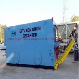 KDI 5 Ton Bitumen Drum Decanter, For Asphalt Road Building, No Of Bins Total Storage: Coustom